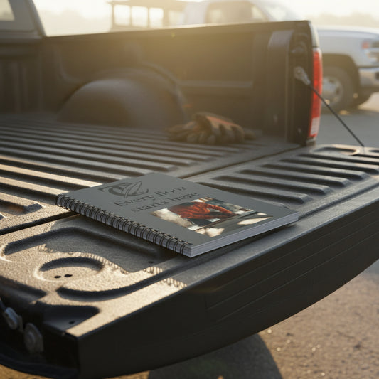 'Every Floor Starts Here' Tileworker Spiral Notebook