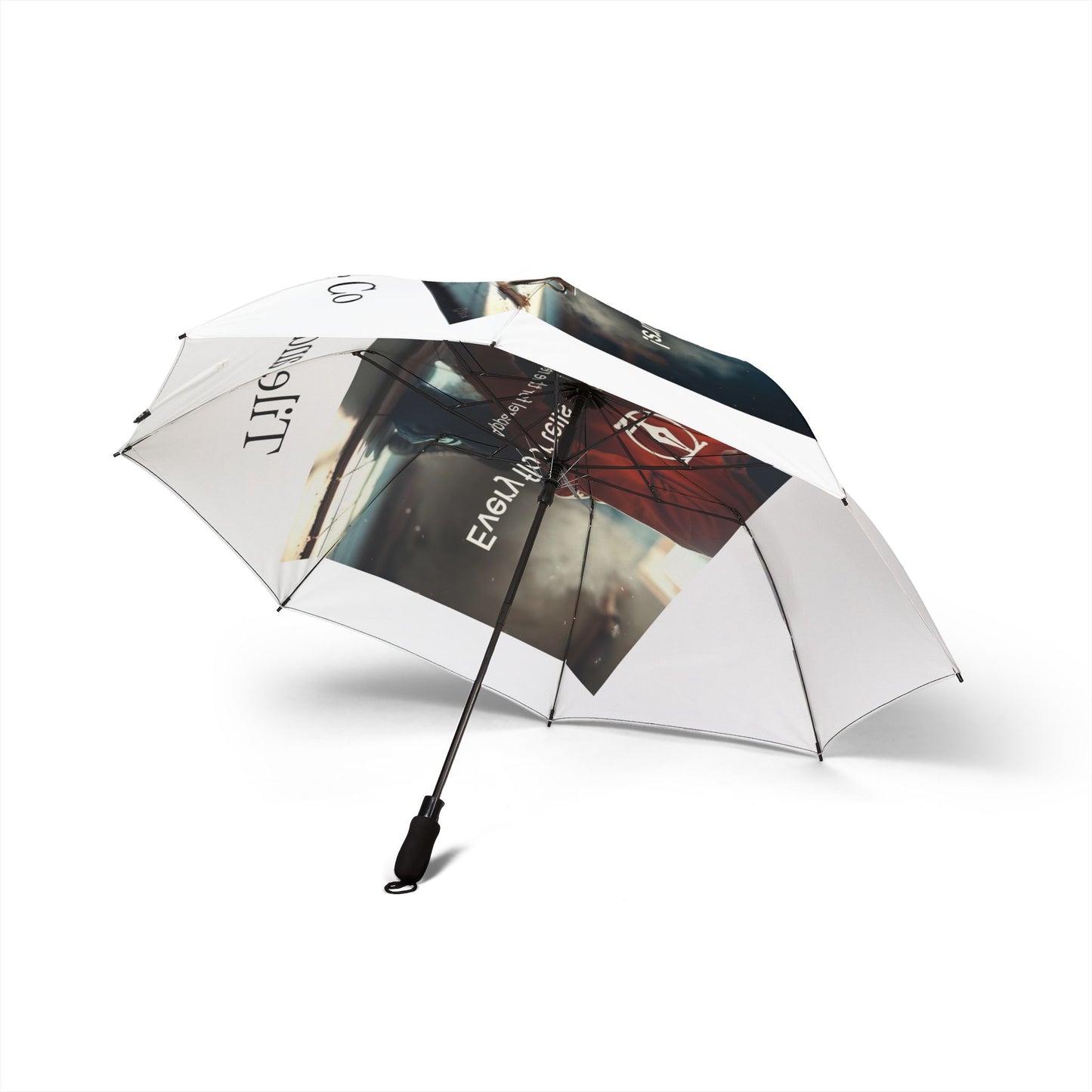 Compact Semi‑Automatic Travel Umbrella