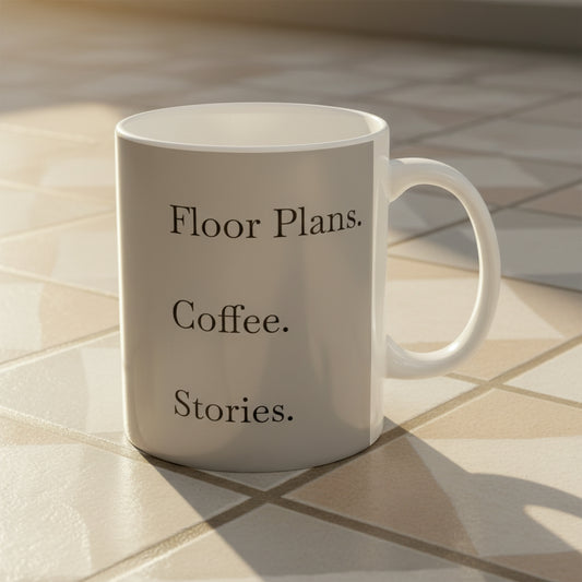 Minimalist Grey Coffee Mug